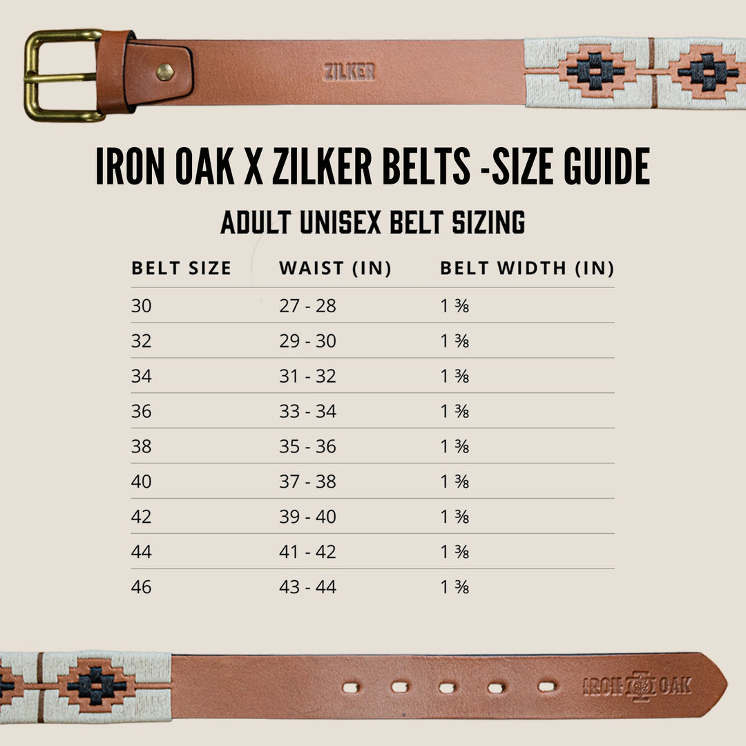 Iron Oak x Zilker Belts - LIMITED EDITION - Iron Oak Apparel Co.