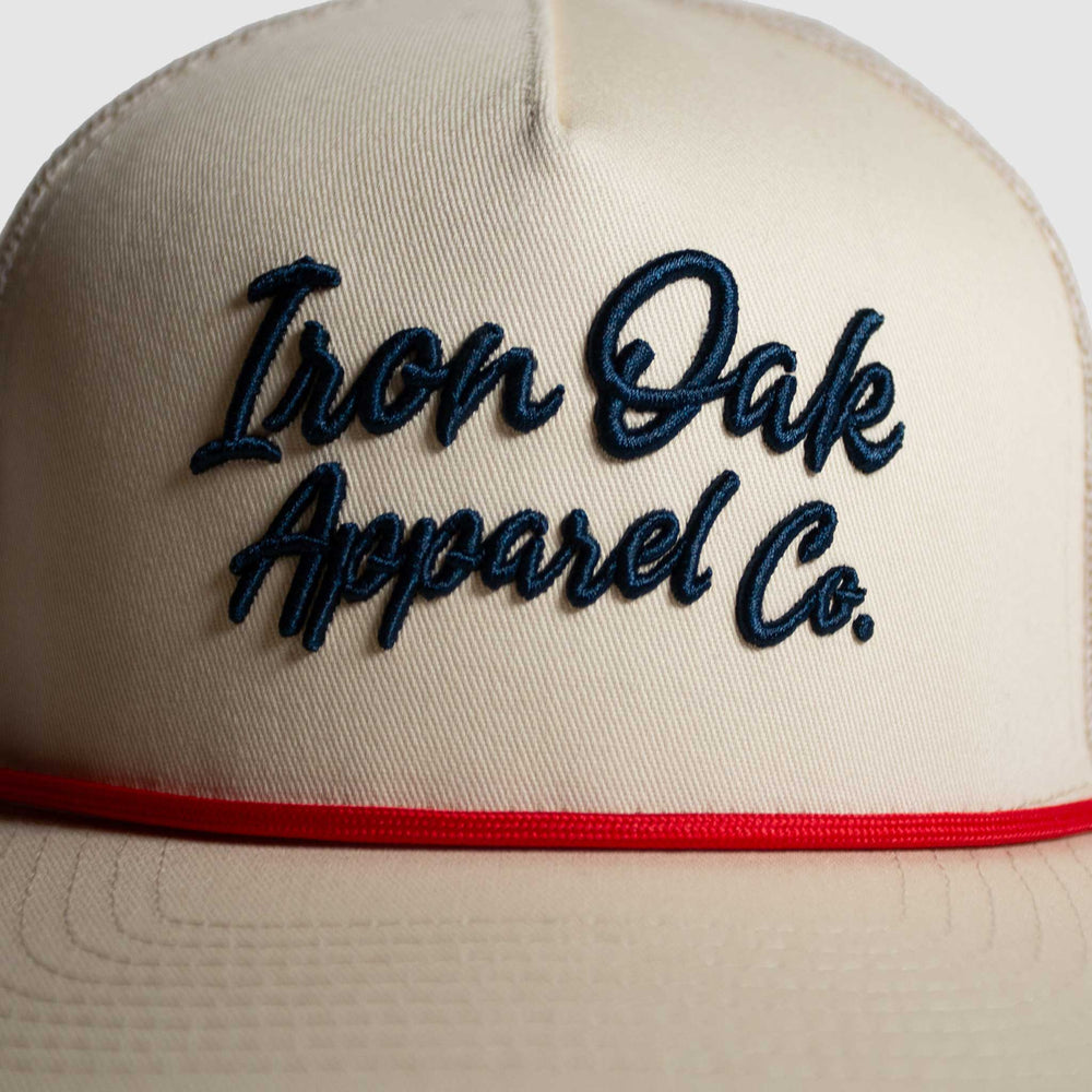 Standard Cream Rope Hat - Iron Oak Apparel Co.