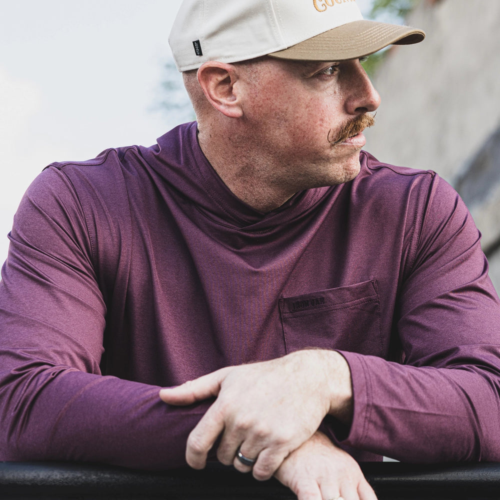 The "Cab" Sun Hoodie - Iron Oak Apparel Co.