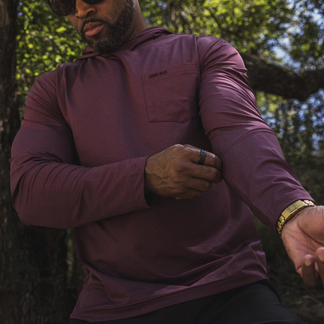 The "Cab" Sun Hoodie - Iron Oak Apparel Co.