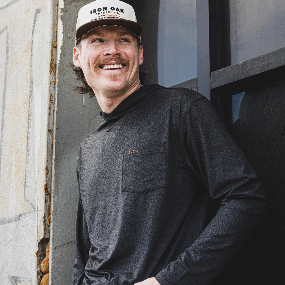 The "Folsom" Sun Hoodie - Iron Oak Apparel Co.