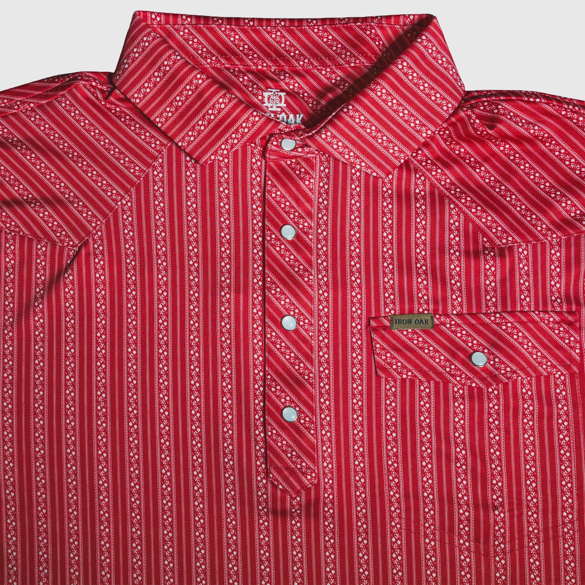 scarlet dress shirt Scarlet Red Chambray Textured Premium Cotton Shirt