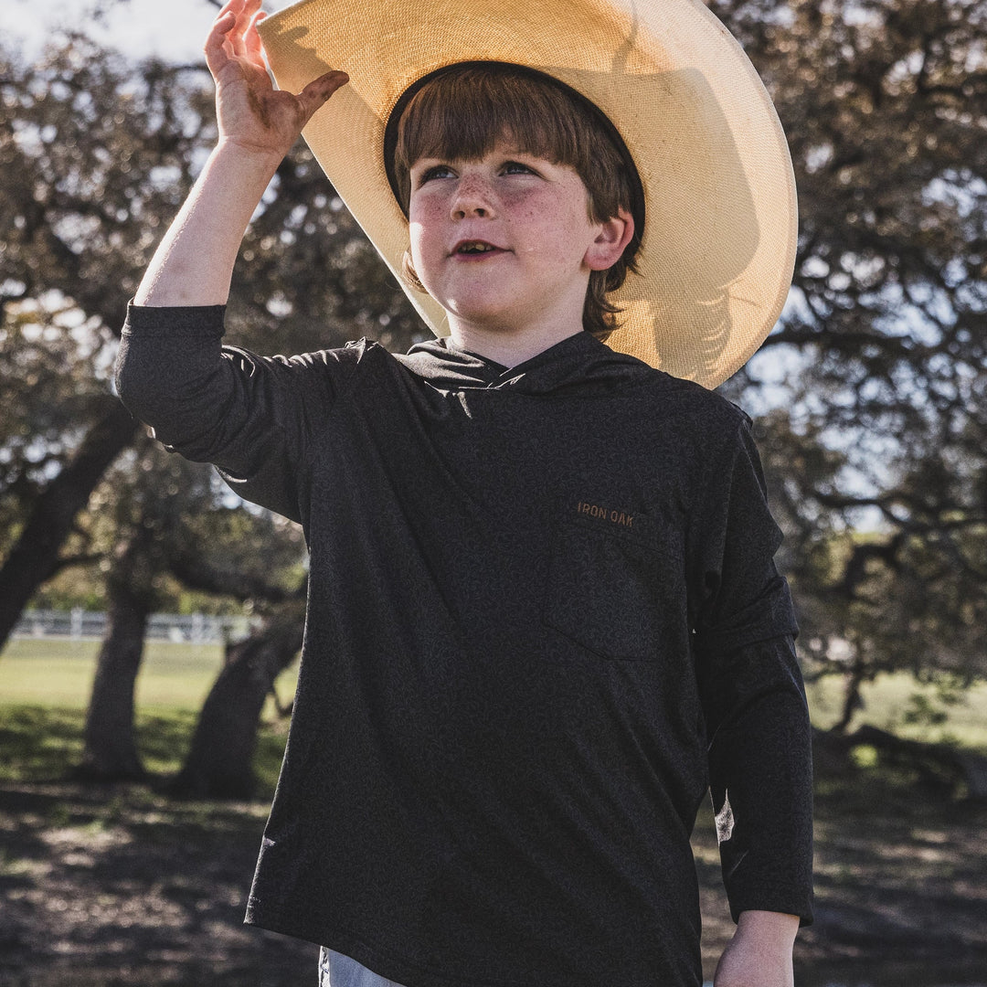 THE YOUNG "Folsom" Sun Hoodie - Iron Oak Apparel Co.