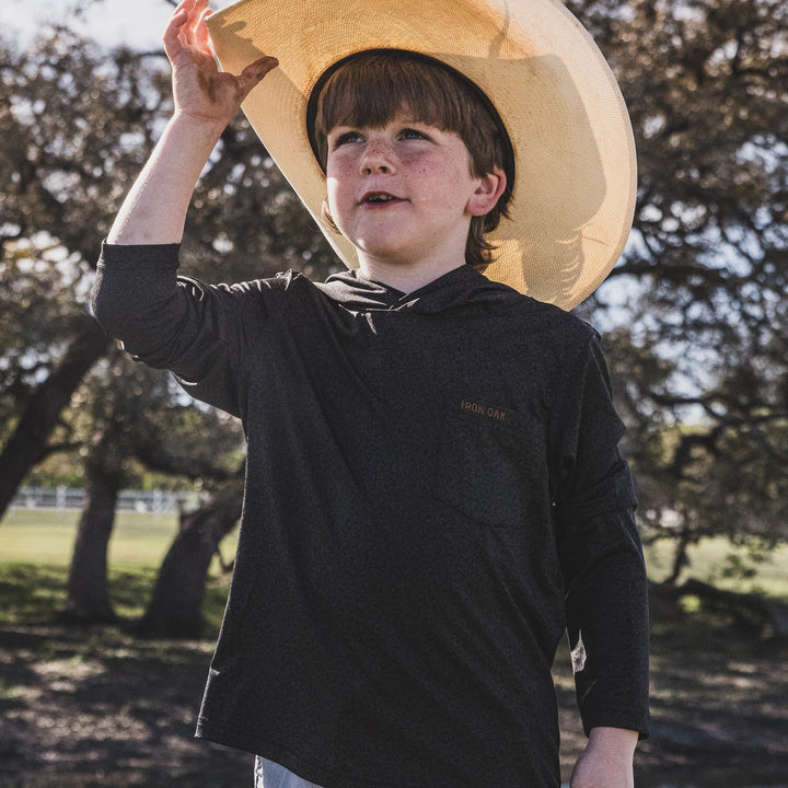 THE YOUNG "Folsom" Sun Hoodie - Iron Oak Apparel Co.