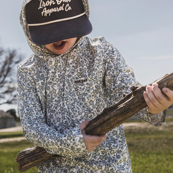 THE YOUNG "Troubadour" Sun Hoodie - Iron Oak Apparel Co.