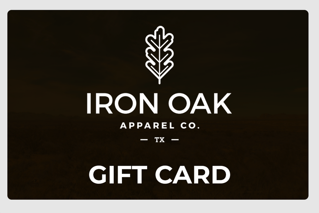 Iron Oak Apparel Co. Gift Card - Iron Oak Apparel Co.